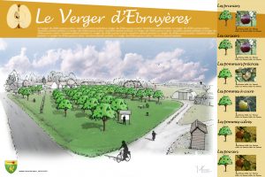 PANNEAU INFORMATION Verger d'Ebruyère